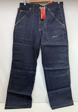 Vintage Y2K A.P.CO Jeans Cargos Mens 32x30 Baggy Skater Relaxed NOS